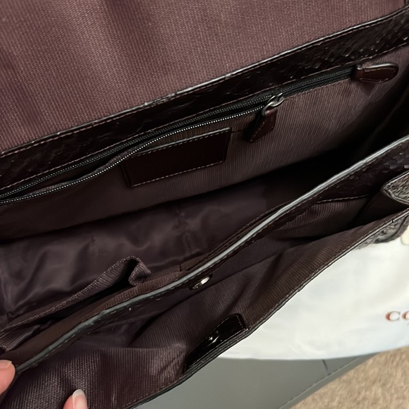 Coach wine python bag - Picture 5 of 8
